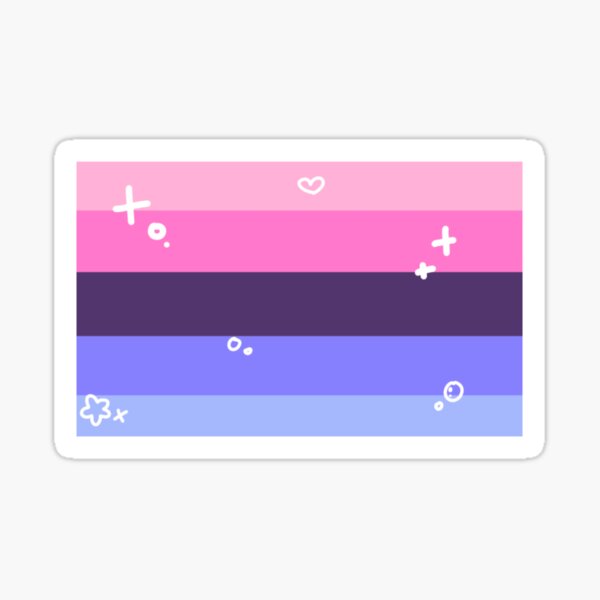 Pastel Omnisexual Sticker For Sale By Onigirishop Redbubble