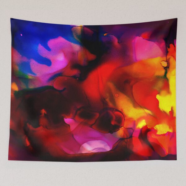 Item preview, Dark bright colors paint ink  designed and sold by Designforoz.