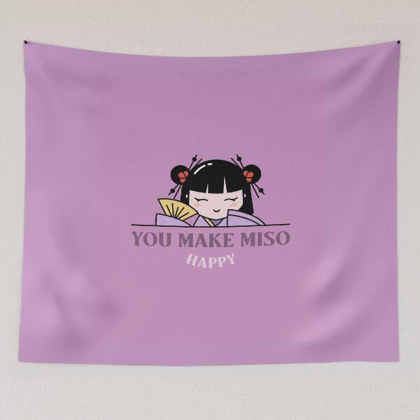 Item preview, You make miso happy designed and sold by TheHillSpruce.