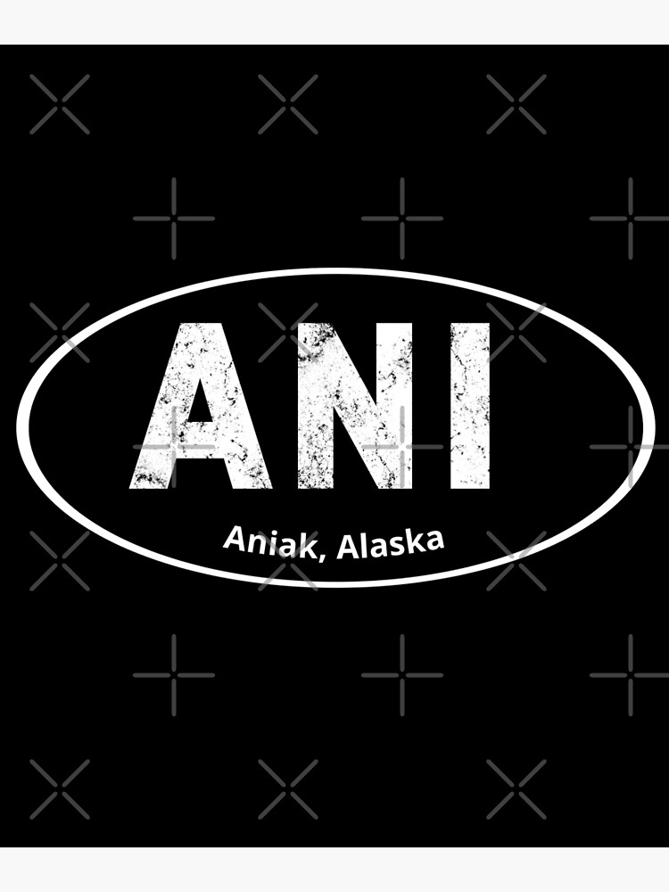 "Aniak Alaska Pride Call Letters" Poster by ShowMePride Redbubble