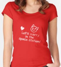 Space Station Women's Fitted Scoop T-Shirt