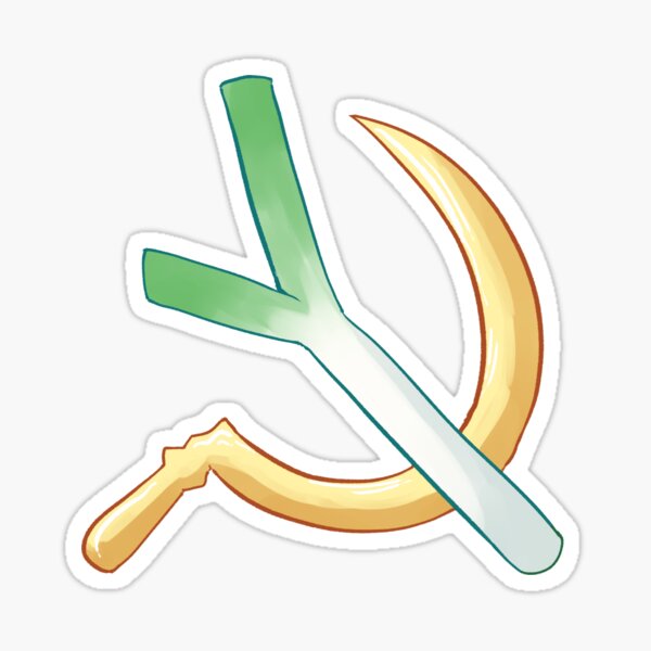 Item preview, Hatsune Miku Vocaloid Communism Sticker designed and sold by kiguuz.