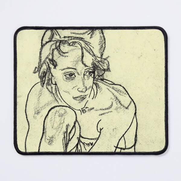 Item preview, EGON SCHIELE - Squatting Woman  designed and sold by artdesignco.