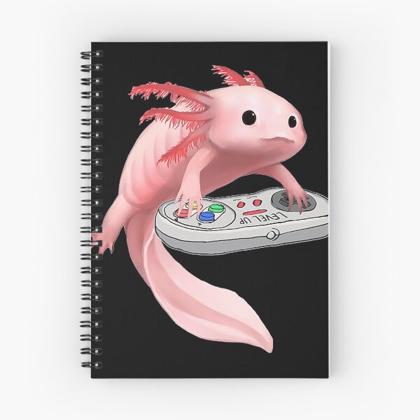 Artikelvorschau, Axolotl Fish Playing Video Game White-Axolotl Lizard Gamers entworfen und verkauft von poppyballard918.