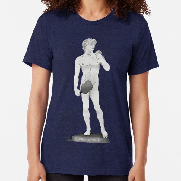 Ludere Nudus (Play Naked) Pickleball Tri-blend T-Shirt