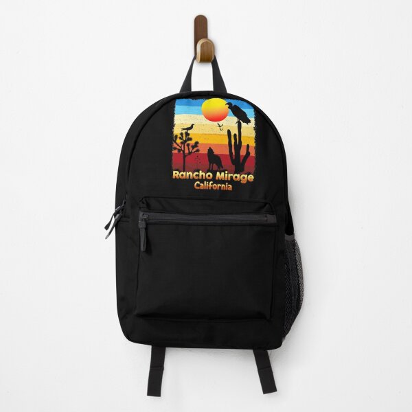 Vista previa del artículo con la obra «Rancho Mirage California CA Atardecer Coyote Buitre Cactus Desierto Californiano», diseñado y vendido por Cuatrocaminos.