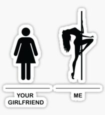 Pole dancer Sticker