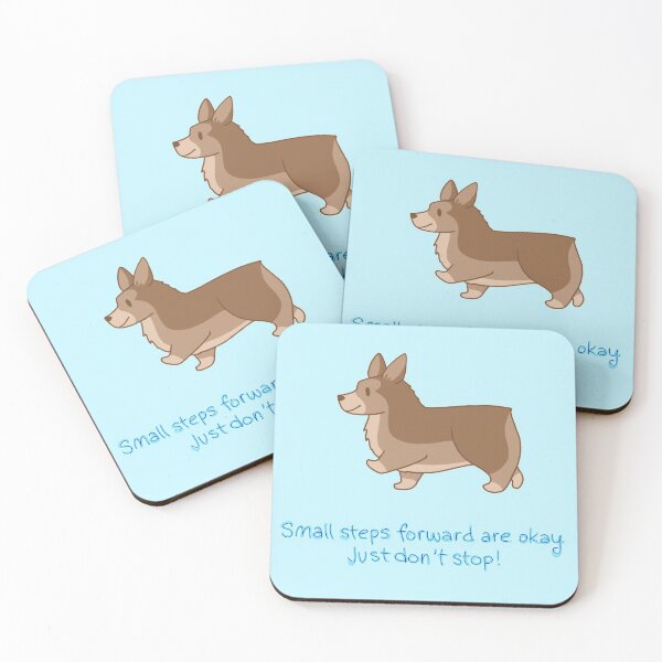 Artikelvorschau, "Kleine Schritte nach vorne" Corgi (kein Hintergrund) entworfen und verkauft von KelseyLovelle.