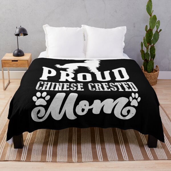 Item preview, Proud Chinese Crested Mom for dog lovers Retro  designed and sold by HStudioPrints.