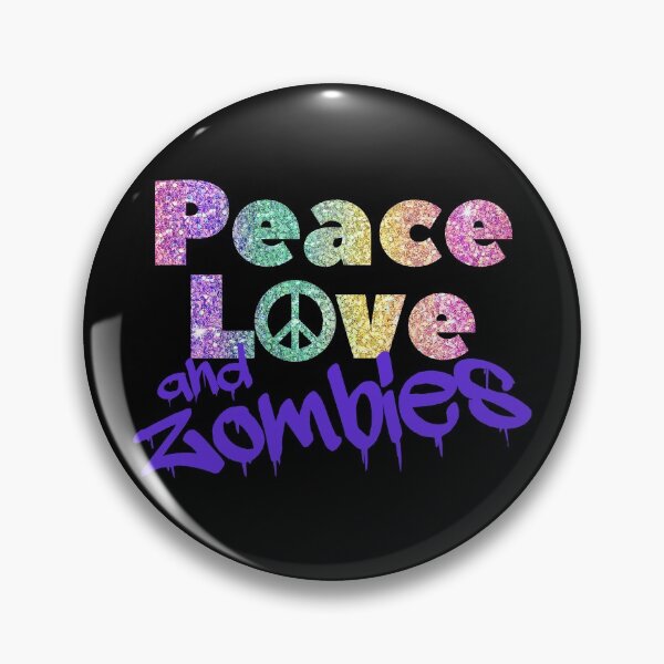 Item preview, Peace Love and Zombies designed and sold by Rooster Syndicate.