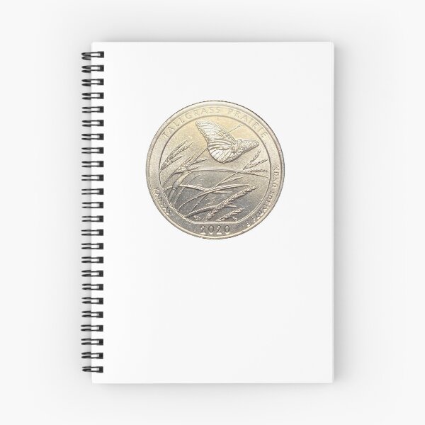 Item preview, US Quarter Kansas Tall Grass Prairie Coin Butterfly  designed and sold by Midwest-Goods.