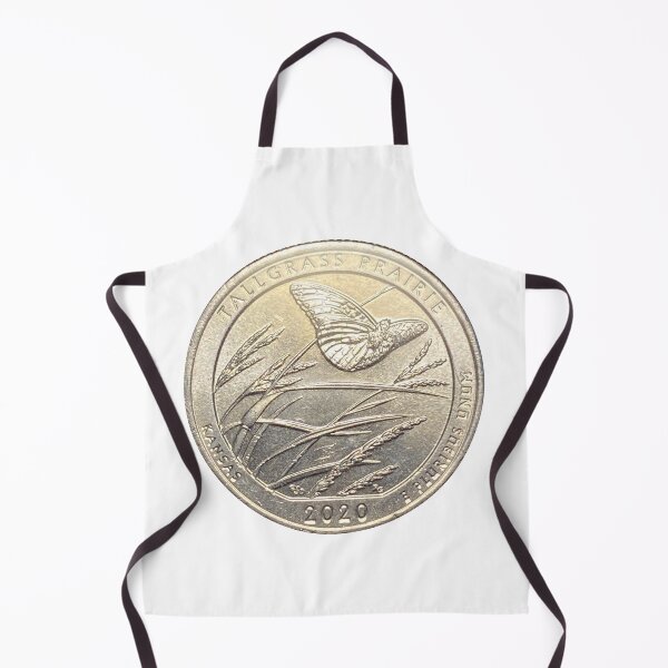 Item preview, US Quarter Kansas Tall Grass Prairie Coin Butterfly  designed and sold by Midwest-Goods.