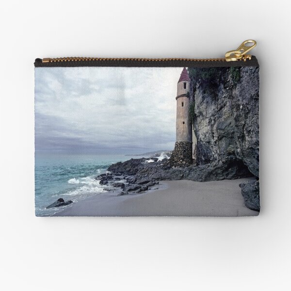 Castle Turret at Victoria Beach, Laguna Beach Zipper Pouch