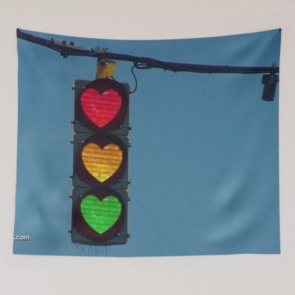 Item preview, heart stoplight  designed and sold by shop-4-mal.