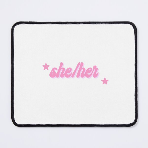 Item preview, she her pronouns designed and sold by laineymarie.