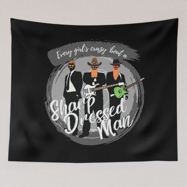 Item preview, Sharp Dressed Man - Grey designed and sold by Mean-Musician.