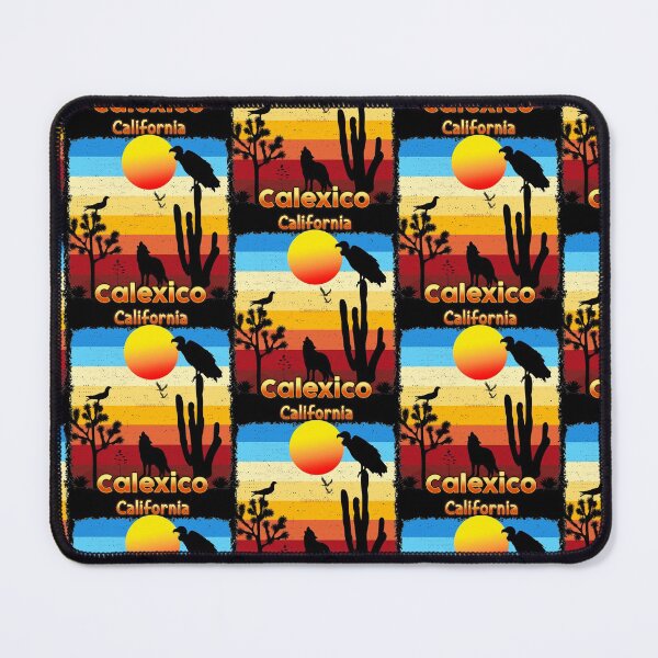 Item preview, Calexico California CA Sunset Coyote  Vulture Cactus Desert Californian designed and sold by Cuatrocaminos.