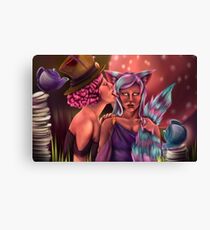 Cheshire Hat Canvas Print