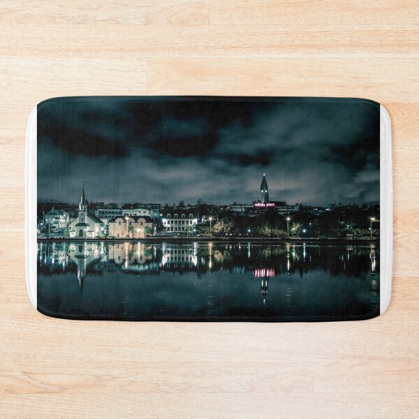 Item preview, Reykjavík Skyline (After Midnight) designed and sold by svenoreo.
