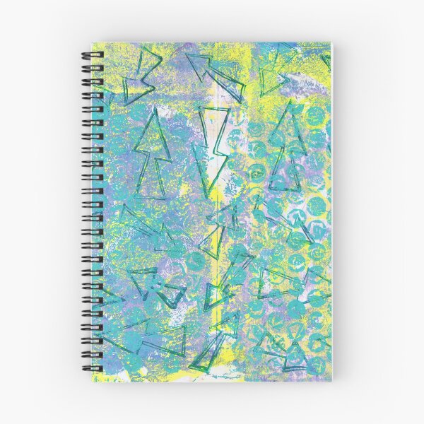 Item preview, Dots and Arrows Gelli Print, Abstract Art designed and sold by ReinyBrain.
