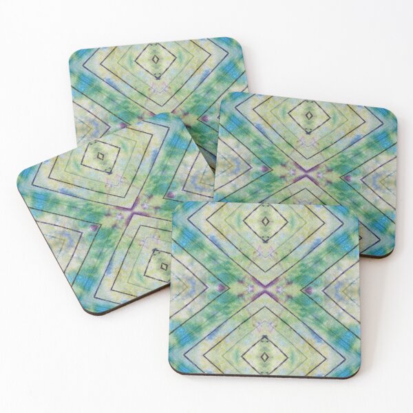 Item preview, Blue and Green Ocean of Squareness  Tie Dye designed and sold by ShowMePride.