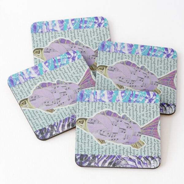 Item preview, Musical Bird Fish Art designed and sold by ReinyBrain.