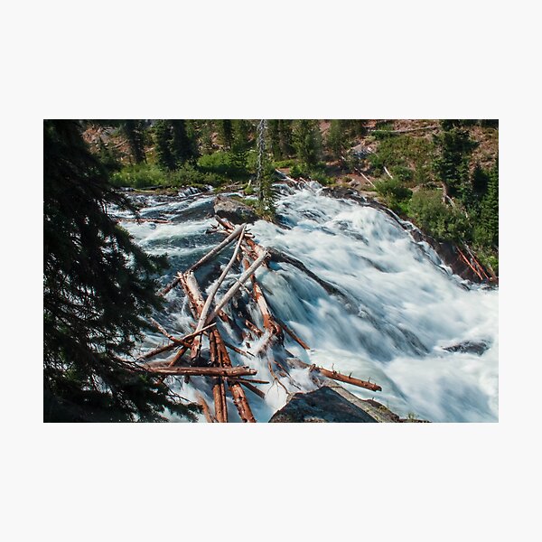 Rushing waves of Yellowstone Photographic Print