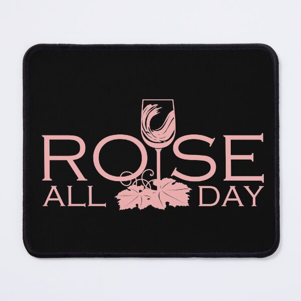Item preview, rose all day pink hand lettering typography designed and sold by Fashionmonger.