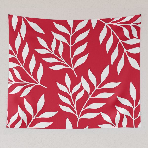 Item preview, Red Leaves - Floral Pattern designed and sold by thelustrous.