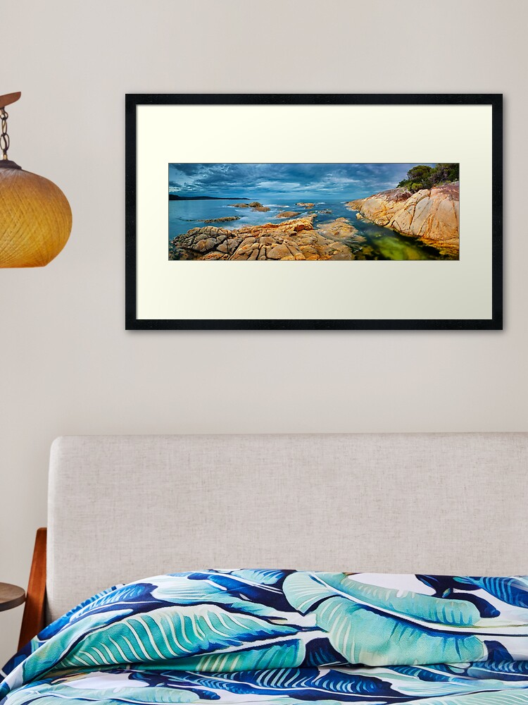 Thumbnail 1 of 7, Framed Art Print, Wingan Inlet, Croajingolong National Park, Victoria, Australia designed and sold by Michael Boniwell.
