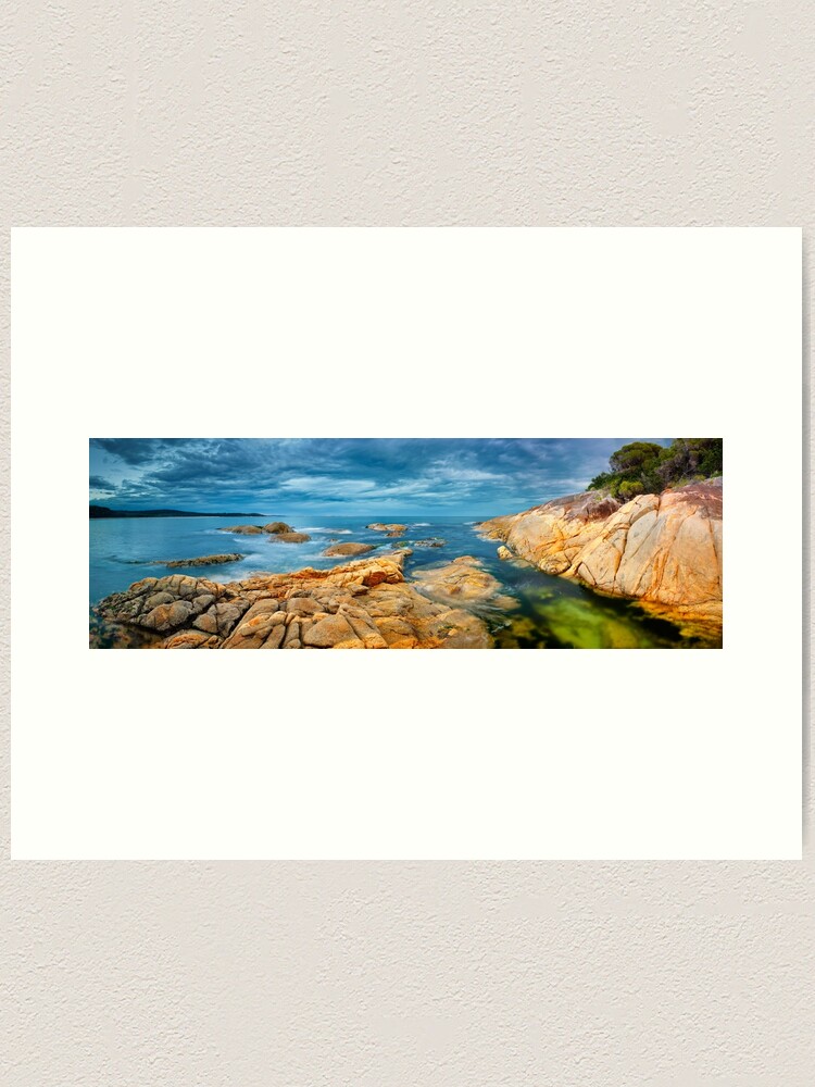 Thumbnail 2 of 3, Art Print, Wingan Inlet, Croajingolong National Park, Victoria, Australia designed and sold by Michael Boniwell.