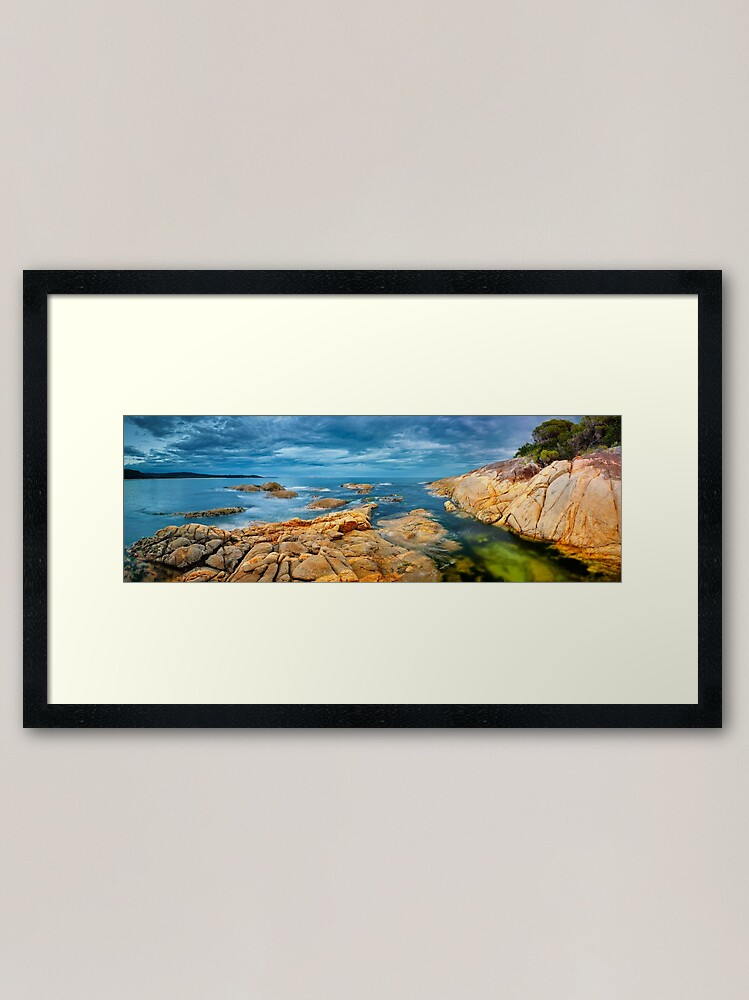 Alternate view of Wingan Inlet, Croajingolong National Park, Victoria, Australia Framed Art Print
