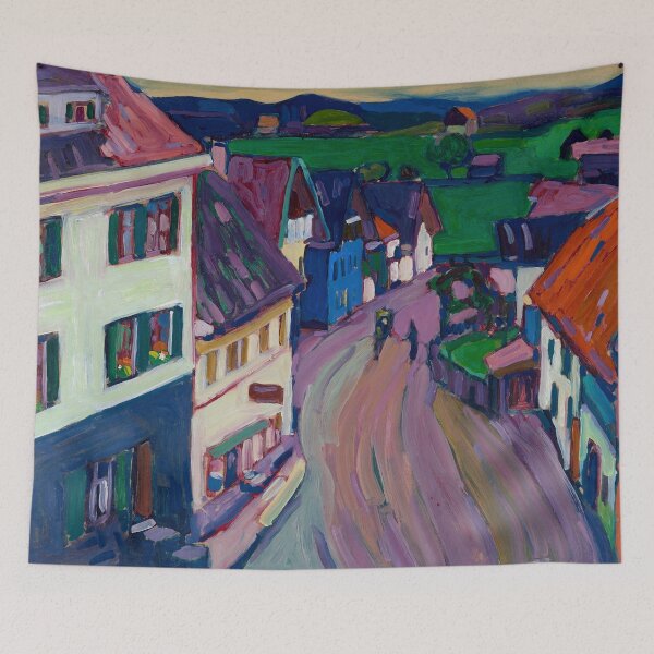 Item preview, Wassily Kandinsky "Murnau – View from the window of the Griesbräu" designed and sold by sunny-007.
