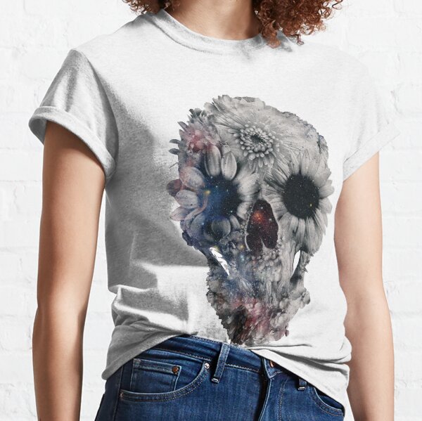 Floral Skull 2 Classic T-Shirt