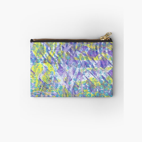 Item preview, Dotted Waves Gelli Print, Abstract Art designed and sold by ReinyBrain.