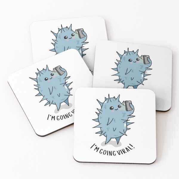 Item preview, Going Viral | Science Pun, Microbiology, Immunology, Funny Science designed and sold by art-byrachel.