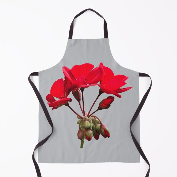 Aperçu de l'œuvre Fleur de géranium rouge avec bourgeons créée et vendue par KathyLav.