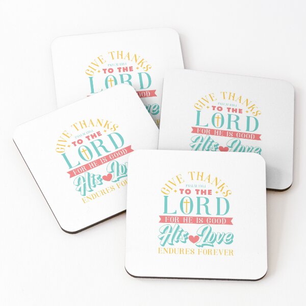 Item preview, Bible Verse Psalm 136:1 designed and sold by garmentoffaith.