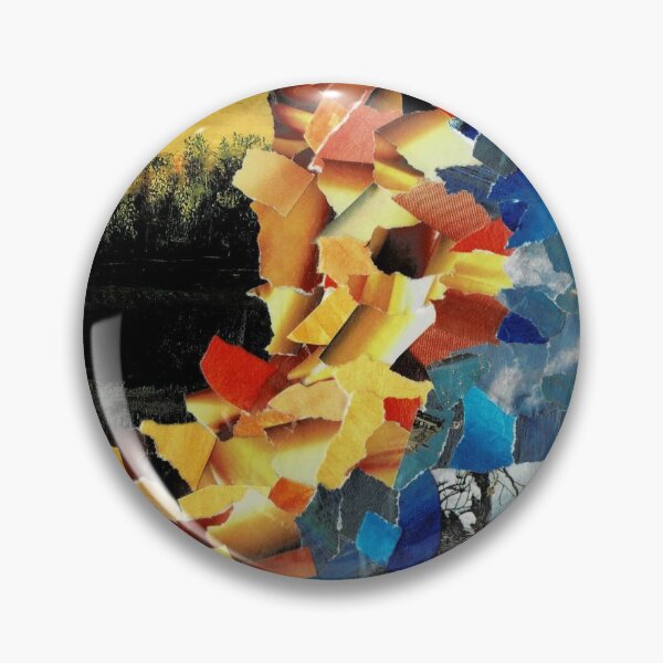 Item preview, Blue Orange Collage designed and sold by DesertShorebird.