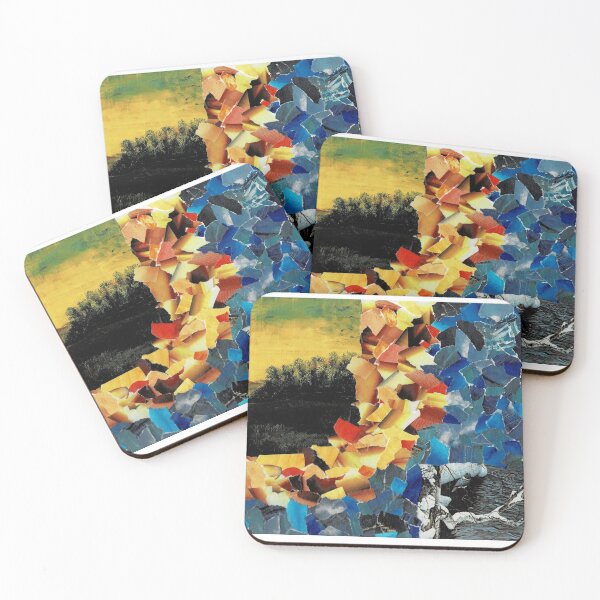 Item preview, Blue Orange Collage designed and sold by DesertShorebird.