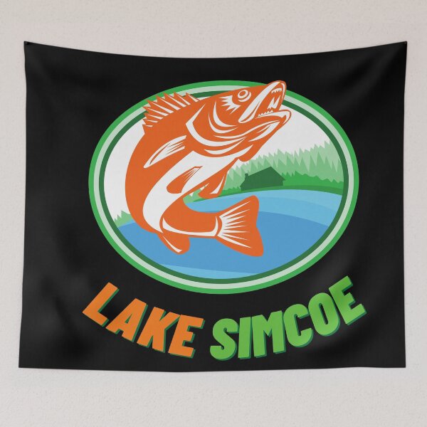 Item preview, Fishing On Lake Simcoe-Lake Simcoe in southern Ontario Canada designed and sold by Red-ElYoubi.