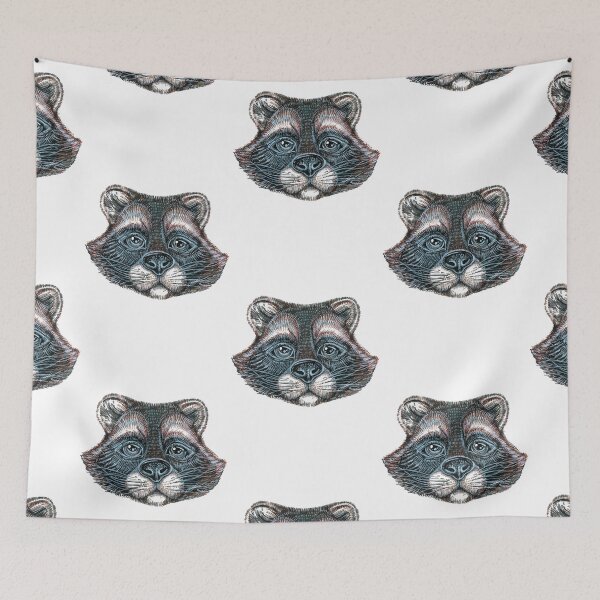 Item preview,  raccoon graphic face designed and sold by lex-sky.