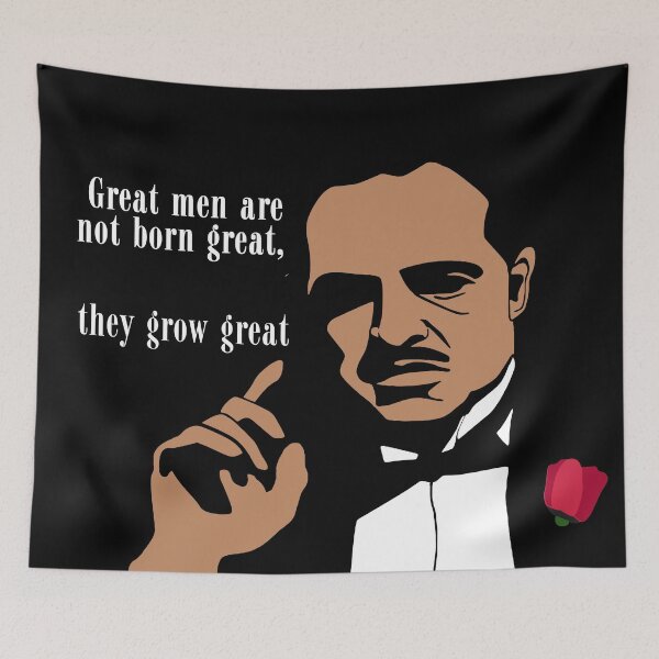 Item preview, Great men are not born great designed and sold by Ratch2929.
