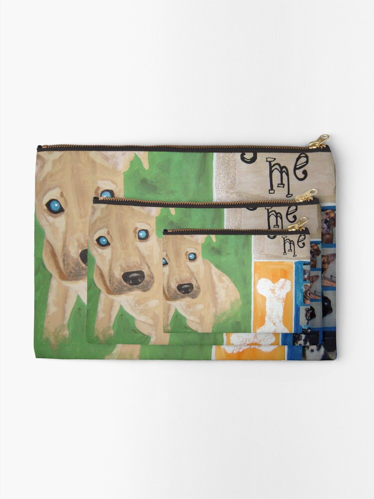 Thumbnail 2 of 4, Zipper Pouch, Save Me 2 designed and sold by ppprincess.