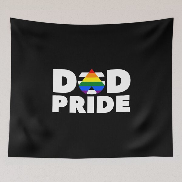 Item preview, Dad Pride Ally. LGBTQ Pride designed and sold by Subtle Pride Shop.