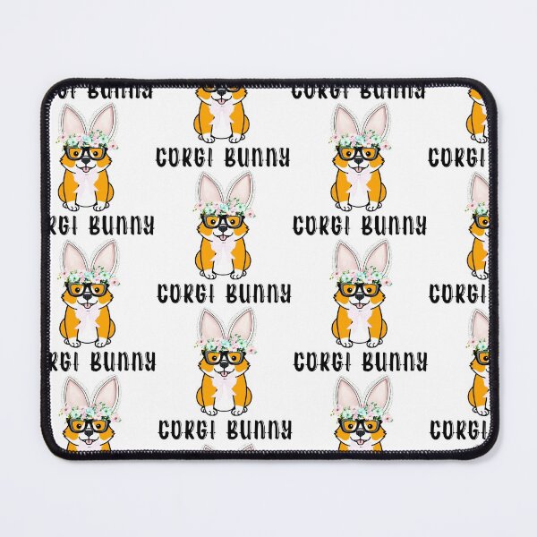 Item preview, SPRING PINK/ORANGE LIGHT/CORGI BUNNY designed and sold by wildwhimsical.