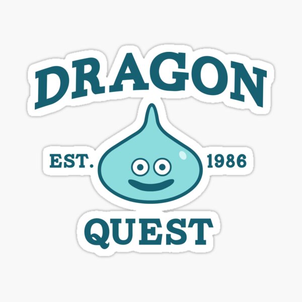 "Dragon Quest" Sticker for Sale by jaimeugarte Redbubble