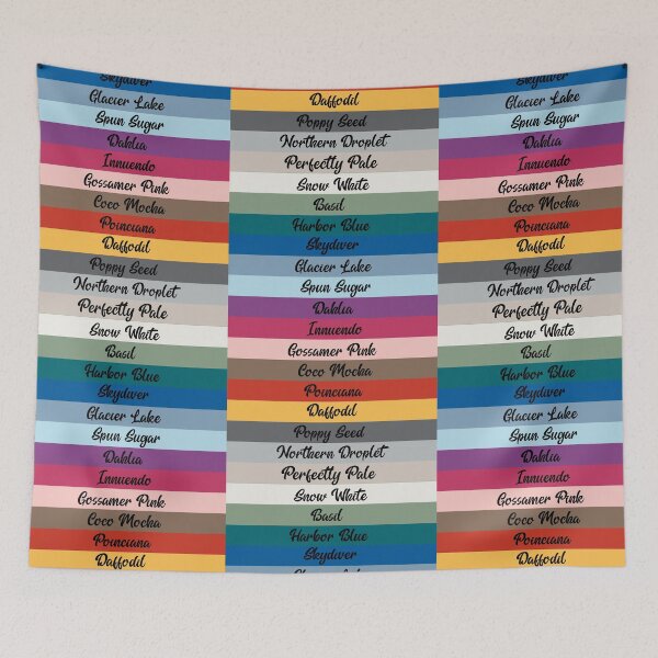 Item preview,   ALL THE COLORS OF NEW YORK FASHION WEEK NAMED- NEW YORK FASHION WEEK 2022 SPRING SUMMER designed and sold by ozcushions.