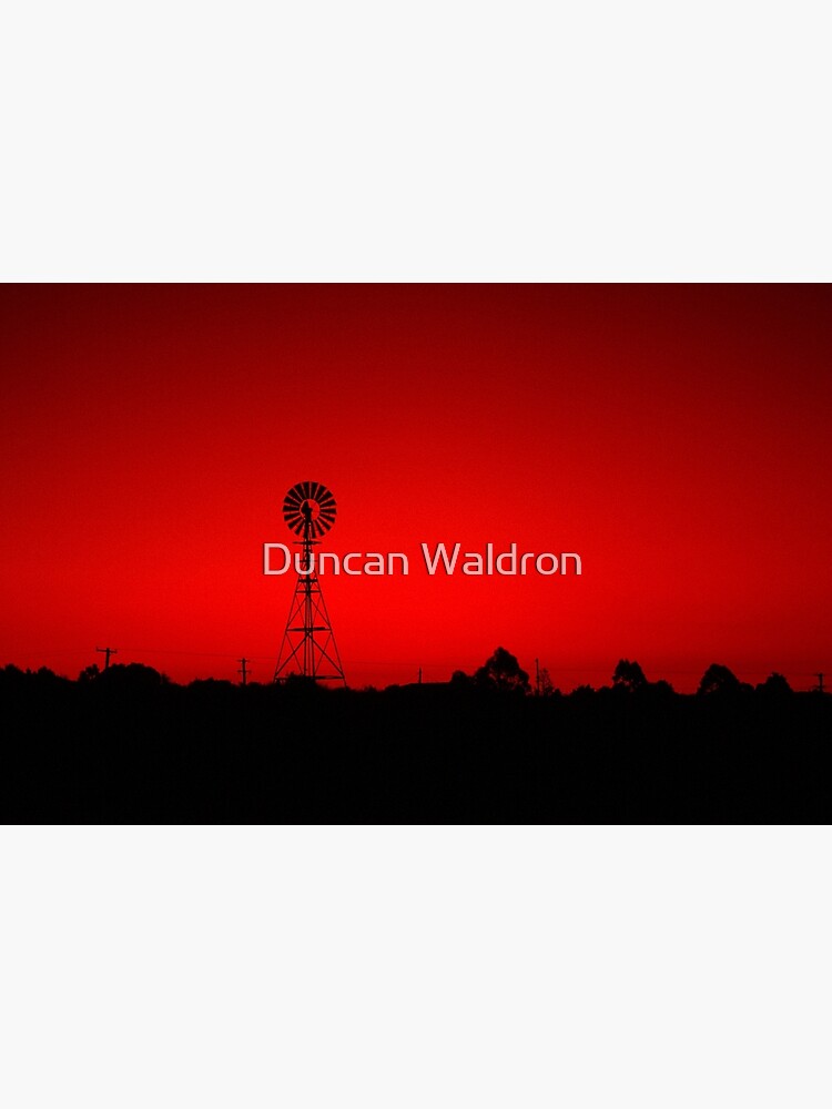 Windmill at dusk by DuncanW