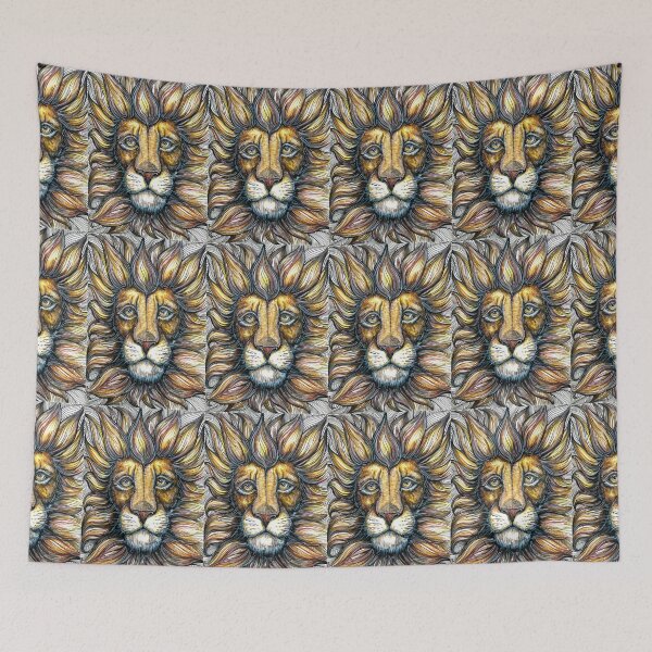 Item preview, lion design hand draw designed and sold by lex-sky.